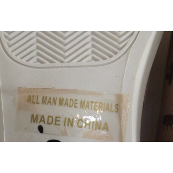 Baby Phat 9M Women's Rose Gold Sneakers Alex Logo Repeat Print New No Box - Picture 8 of 8